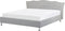 METZ - Bed met opbergruimte - Grijs - 160 x 200 cm - Polyester