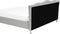 METZ - Bed met opbergruimte - Grijs - 160 x 200 cm - Polyester