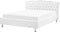METZ - Bed met opbergruimte - Wit - 140 x 200 cm - Kunstleer