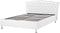 METZ - Bed met opbergruimte - Wit - 140 x 200 cm - Kunstleer