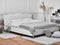 METZ - Bed met opbergruimte - Wit - 180 x 200 cm - Kunstleer