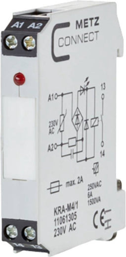 Metz Connect 11061305 Koppelelement 230 V/AC (max) 1x NO 1 stuk(s)