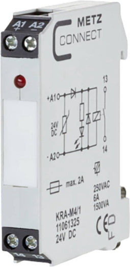 Metz Connect 11061325 Koppelelement 24 V/AC (max) 1x NO 1 stuk(s)