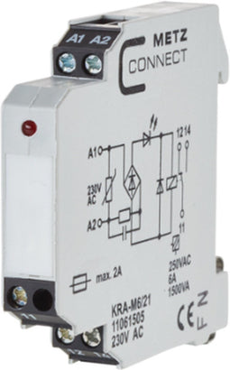 Metz Connect 11061505 Koppelelement 230 V/AC (max) 1x wisselcontact 1 stuk(s)