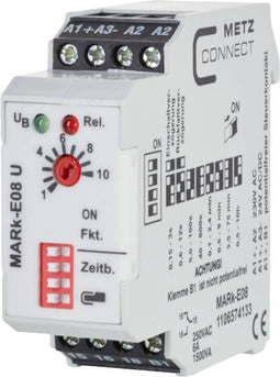 Metz Connect 1106574133 MARk-E08 Tijdrelais Multifunctioneel 230 V/AC 1 stuk(s) 1x wisselcontact