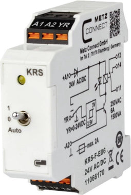 Metz Connect 11066170 Drempelwaardeschakelaar 24, 24 V/AC, V/DC (max) 1x wisselcontact 1 stuk(s)