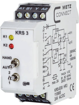 Metz Connect 110665 Drempelwaardeschakelaar 24, 24 V/AC, V/DC (max) 1x wisselcontact 1 stuk(s)
