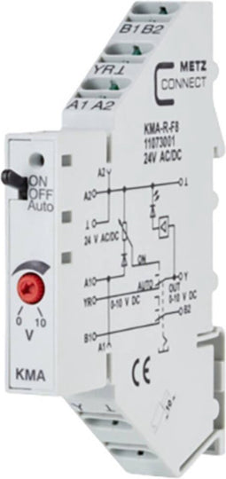 Metz Connect 11073001 Analoge interventiemodule 24, 24 V/AC, V/DC (max) 1 stuk(s)