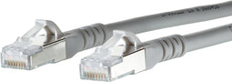 Metz Connect 1308451533-E RJ45 Netwerkkabel, patchkabel CAT 6A S/FTP 1.50 m Grijs Snagless 1 stuk(s)