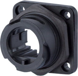 Metz Connect Flens met bajonetsluiting 1401013302KE Behuizing, inbouw Zwart 1 stuk(s)