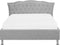 METZ - Tweepersoonsbed - Grijs - 140 x 200 cm - Polyester