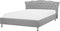 METZ - Tweepersoonsbed - Grijs - 140 x 200 cm - Polyester