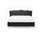 METZ - Tweepersoonsbed - Zwart - 160 x 200 cm - Kunstleer