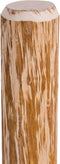 vidaXL - Schuttingpalen - met - punt - 4 - st - 90 - cm - hazelaarhout
