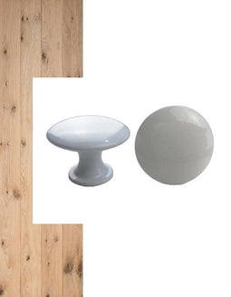 Meubelknoppen | Kastknoppen wit inclusief bevestigingsbout | 3cm | Meubelhandvat | Landelijke greep | Industriële Keukengreep | Hand Grepen | Knop Robuust | Meubelknop | Metaal | Strak Meubelbeslag | Kastknop | Handvat | Greep |