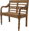 Meubelplaats Stationsbank Bloem Teak 190 cm - Klassieke Tuinbank - Elegant Design