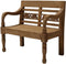 Meubelplaats Stationsbank Druif Teak 100 cm - Klassieke Tuinbank - Elegant Design