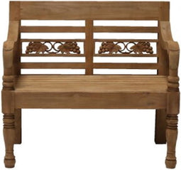 Meubelplaats Stationsbank Druif Teak 150 cm - Klassieke Tuinbank - Elegant Design