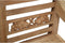 Meubelplaats Stationsbank Druif Teak 190 cm - Klassieke Tuinbank - Elegant Design