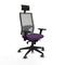 Bureaustoel met hoofdsteun Piqueras y Crespo 3D066G1 Paars