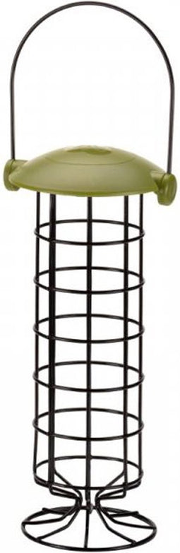 Meuwissen Agro Vetbollensilo - Smart Twist Top - groen/zwart - metaal - 11 x 20 cm - vogelvoeder