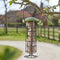 Meuwissen Agro Vetbollensilo - Smart Twist Top - groen/zwart - metaal - 11 x 20 cm - vogelvoeder