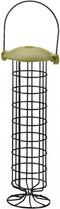 Meuwissen Agro Vetbollensilo - Smart Twist Top - groen/zwart - metaal - 11 x 20 cm - vogelvoeder