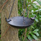 Meuwissen Agro Vogelbad/voederschaal - bruin - ijzer - 28.5 x 22 x 10 cm - drinkschaal voor tuinvogels