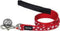 Hondenriem Red Dingo Rood Punten (1,2 x 120 cm)