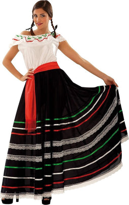 Mexicaanse Danseres Kostuum Volwassenen - Maat XL