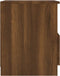 vidaXL - Nachtkastjes - 2 - st - 40x40x50 - cm - bewerkt - hout - bruin - eikenkleur