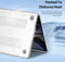 Dux Ducis Geschikt voor MacBook Pro 14 inch (2021-2024) Armor cover hoes - case - Transparant