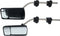 Scope Dubbelfocus Caravan Spiegel - vlak glas met dodehoekspiegel - set van 2 stuks (2 stuks)
