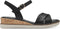 Tamaris Essentials - Dames Sandalen - Sleehak 4,5 cm - BLACK