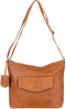 Burkely Just Jackie - Schoudertas Leer - Middenformaat - Cognac