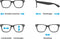 Cool Eyewear Zonnebril Impact Heren Rechthoekig Cat. 3 - Wit - Gepolariseerde Glazen - Drijvend Montuur - UV400