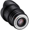 Samyang Optics VDSLR 35mm T1.5 MK2 - Prime lens - Sony E - Diafragma 1,5 - Zwart