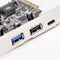 Silverstone ECU05 - PCIe USB 3.2 uitbreidingskaart - 10 Gbit/s snelheid