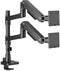 ACT AC8343 - Monitorarm - Gasveer - 2 monitoren
