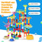 JUST23 Knikkerbaan Ultimate Set - Marble Run - 150 Onderdelen - Glow in the dark knikkers (30ST)