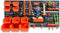 Gereedschapswand opbergrek 31delig - Multifunctioneel - 80 cm breed - Rood Zwart
