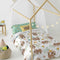 Happy Friday Duvet cover set 2 pieces Happy sloth 180x220 cm (Single) Multicolor