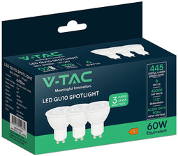 V-TAC VT-247 - GU10 Spotlight - 6W - 110° stralingshoek