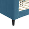 vidaXL - Slaapbank - 90x200 - cm - fluweel - blauw