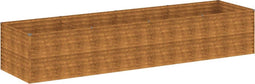 vidaXL - Plantenbak - verhoogd - 386x100x69 - cm - cortenstaal