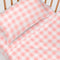 Set beddengoed HappyFriday Basic Kids Vichy Roze Wieg voor baby's 2 Onderdelen