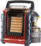 Mr Heater MH9BDF - Draagbare Gaskachel - 2400W voor ruimtes tot 26m² - Zwart/Rood