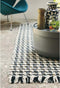 Brink en Campman - Atelier Poule 49805 Vloerkleed - 160x230 - Rechthoek - Laagpolig Tapijt - Modern - Blauw, Zwart_wit