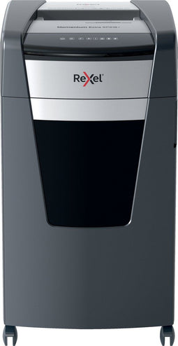 Rexel Momentum Extra XP516+ Ultrastille Papierversnipperaar voor Kantoor - P-5 Microsnippers - Vernietigt tot 16 Vellen - Zwart