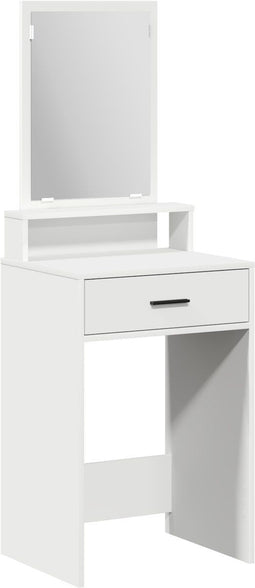 vidaXL - Witte - Kaptafel - met - Laden - - - 50x41x140 - cm